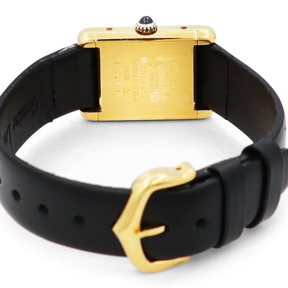 *SOLD* Cartier Ladies  Stainless Steel Gold-Plated Must De Cartier Watch - Picture 4 of 5